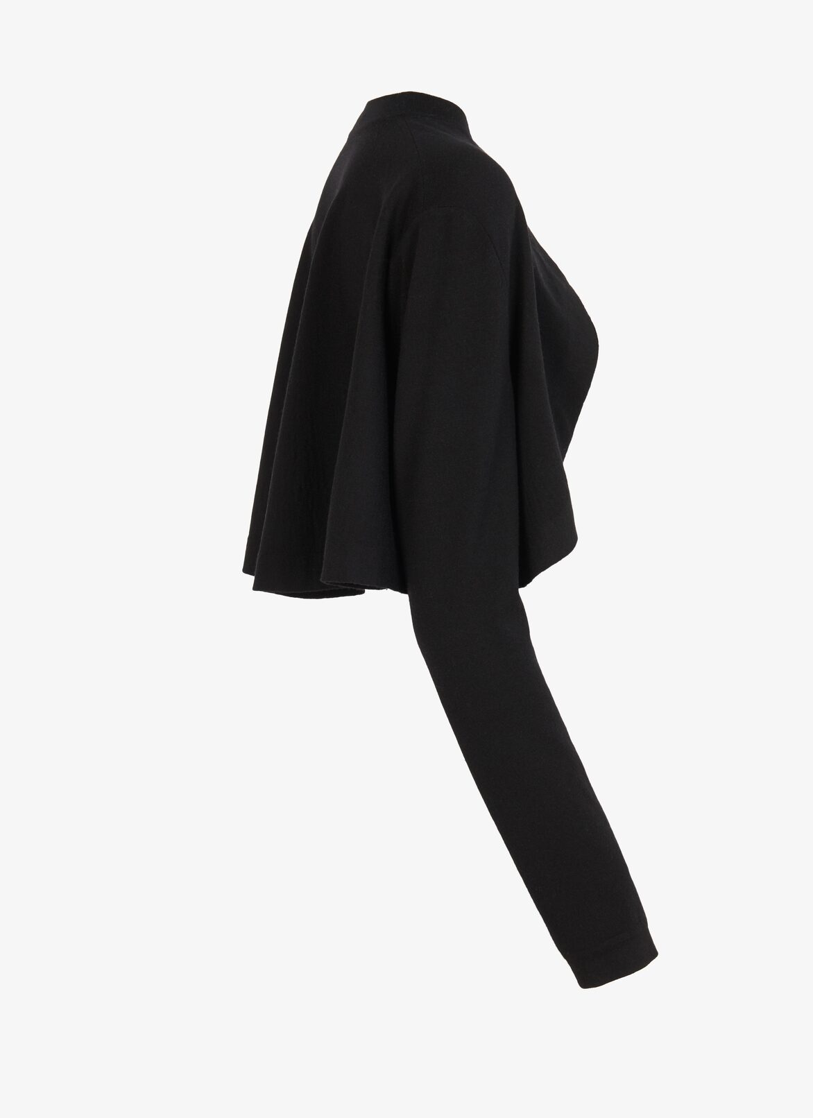 Wool-Blend Bolero Jacket ALAÏA BLACK WOOL-BLEND BOLERO JACKET